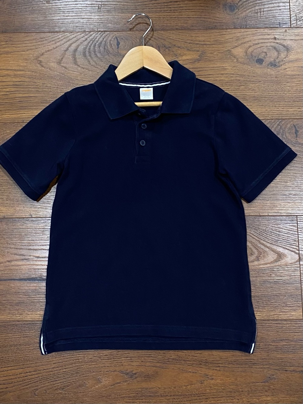 Gymboree Navy Blue Short-Sleeve Polo - Picture 2 of 10